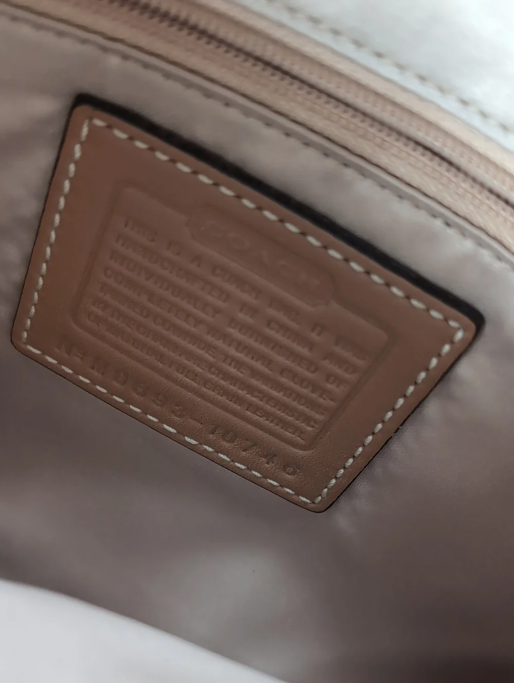 Coach Caramel Leather Shoulder Bag - Picture 9 of 13